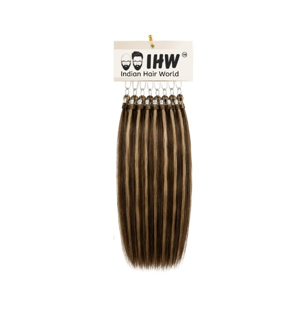 Micro Ring Extension – 50 Strands Highlighter Brown